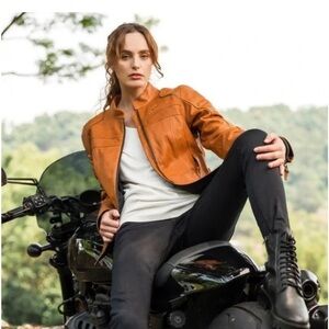 Women's Pursuit Triple Vent System Leather Jacket